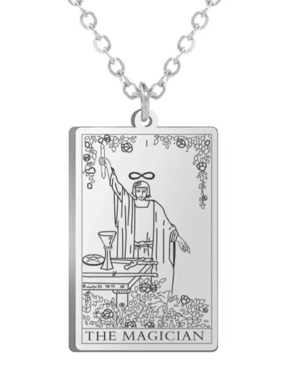 The Magician Tarot Pendant Necklace Unisex Jewelry No Tarnish No fade No rust
